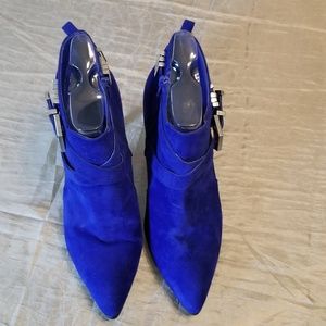 Royal blue boots
